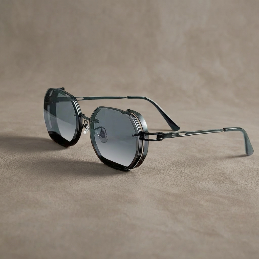 Spectre Men's Metallic Vintage Sunglasses | Designer