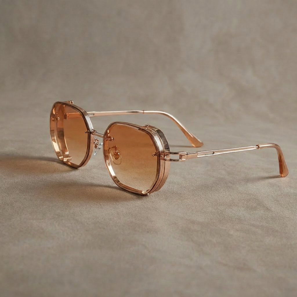Spectre Men's Metallic Vintage Sunglasses | Designer