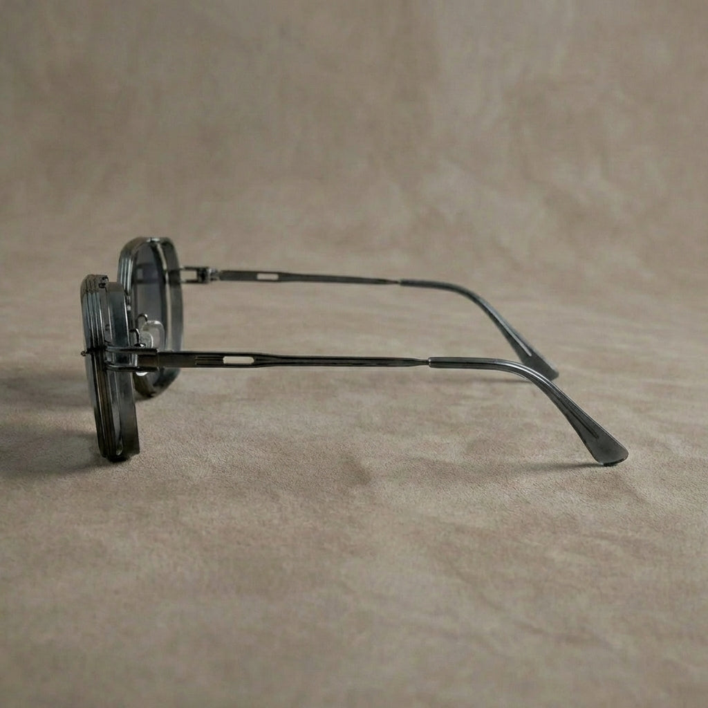 Spectre Men's Metallic Vintage Sunglasses | Designer